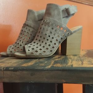 Maurices light brown dress heels